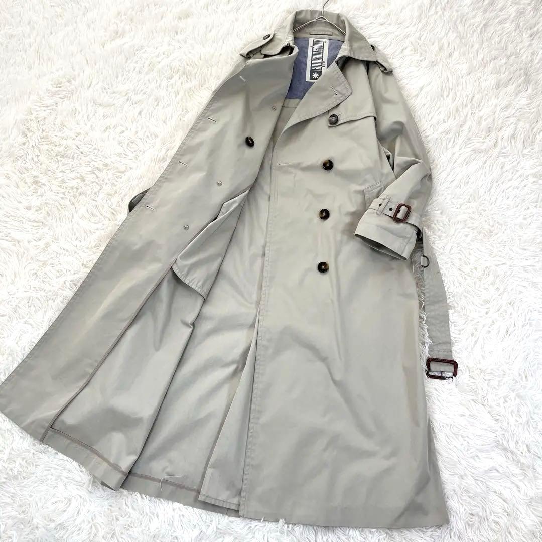 美品✨ リンペルメアビレ トレンチコート ベルト付 ダブル マキシ丈 菊池京子