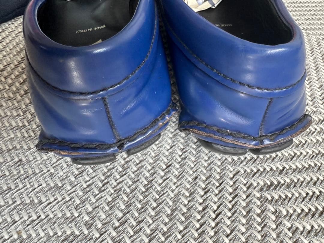 値下げ　PRADA ネイビー モカシン　ドライビングシューズ