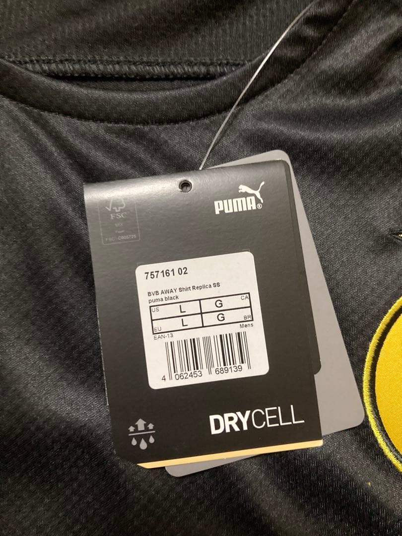 【新品】ボルシアドルトムント20-21アウェイユニフォーム ヘイニエル サイン入