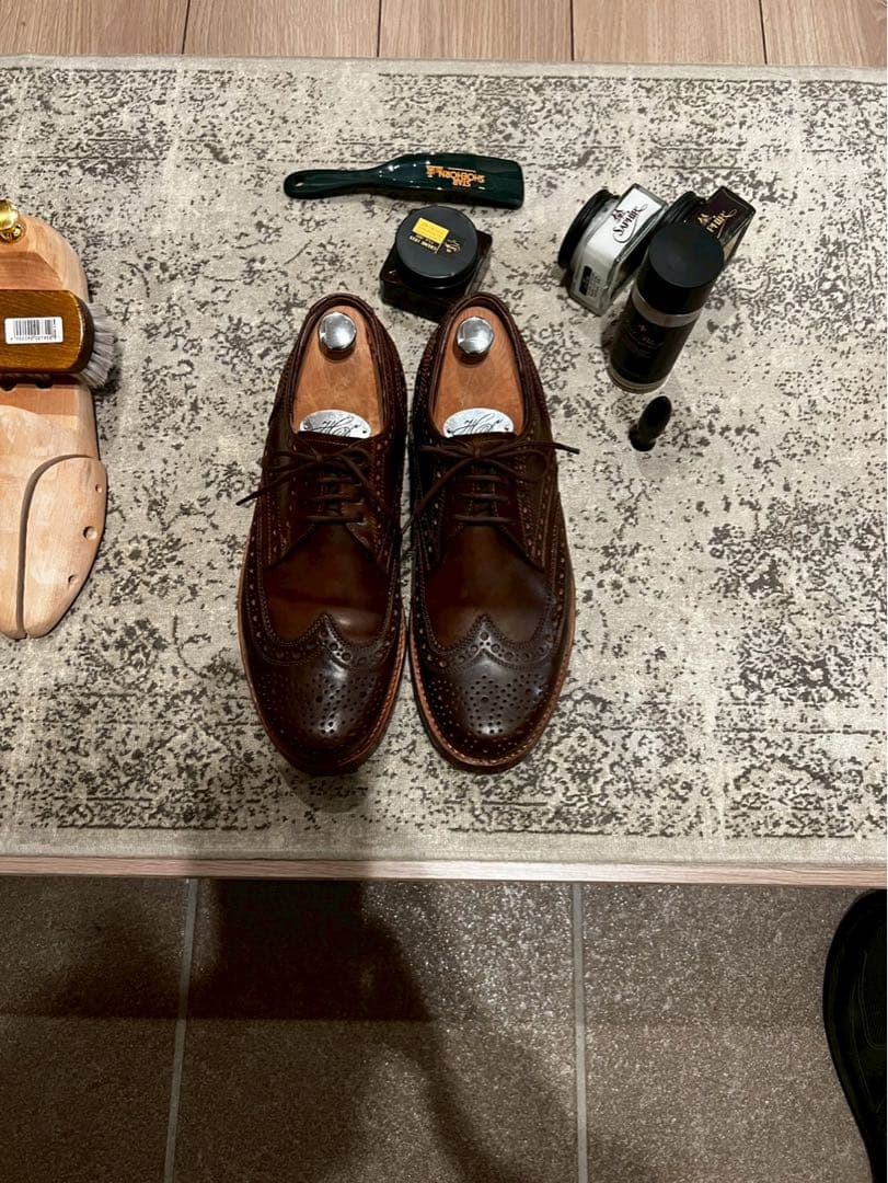 希少ブダペスト製 ハインリッヒディンケラッカーRIOフルブローグC DC7.5