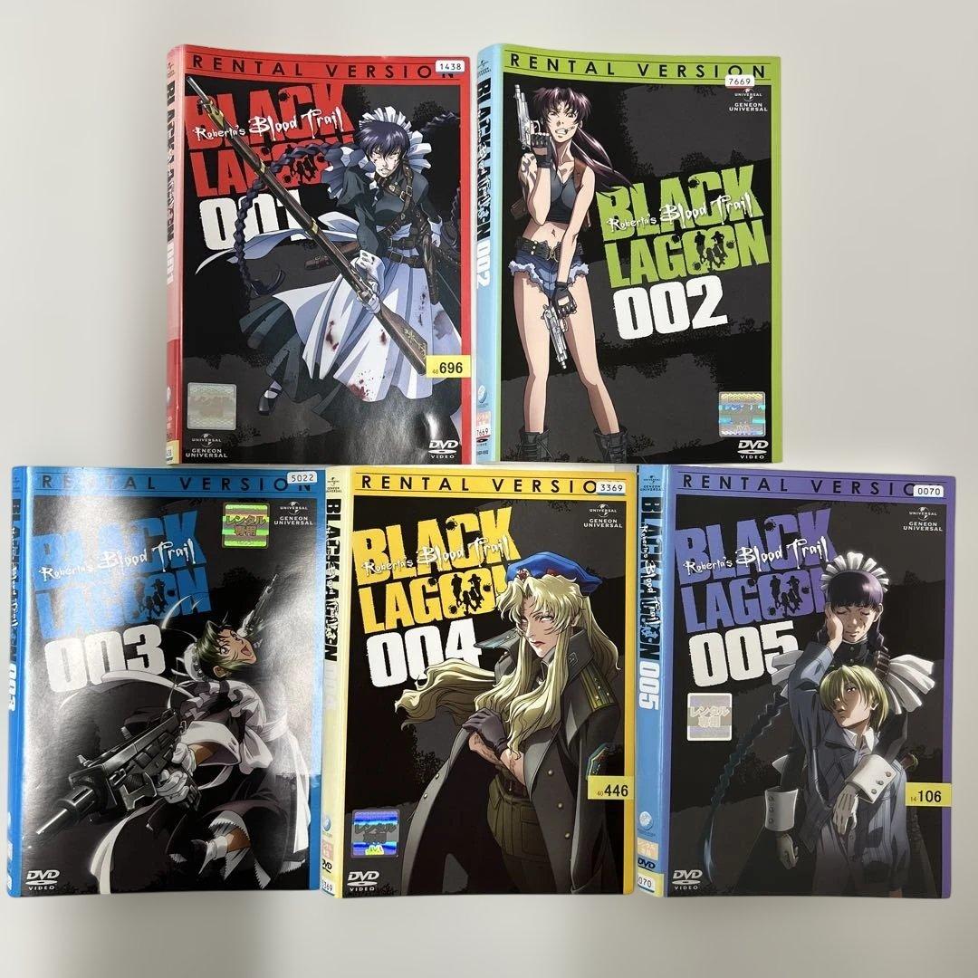 ブラックラグーン　DVD 1期　2期　3期　全17巻　全巻セット　レンタル落ち