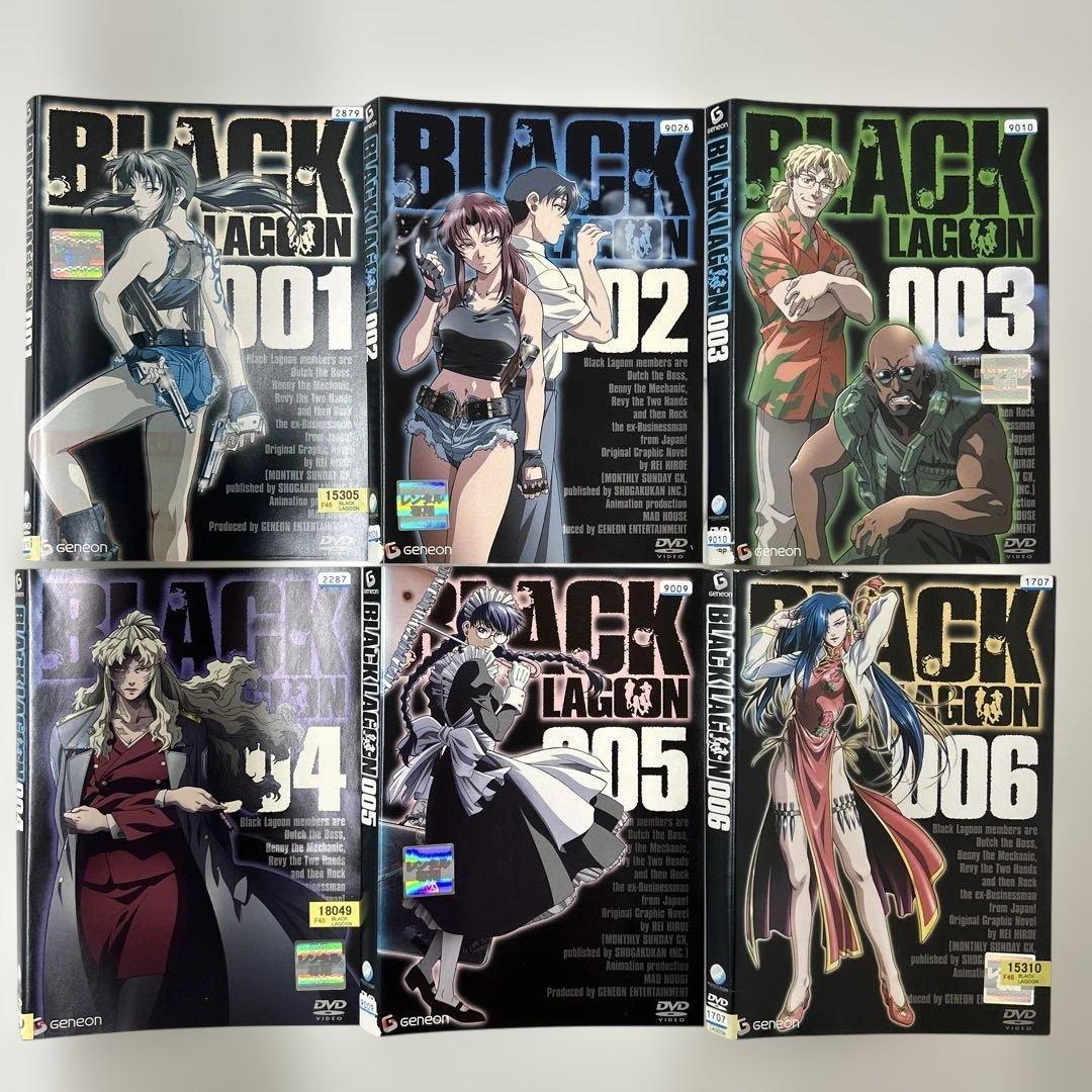 ブラックラグーン　DVD 1期　2期　3期　全17巻　全巻セット　レンタル落ち