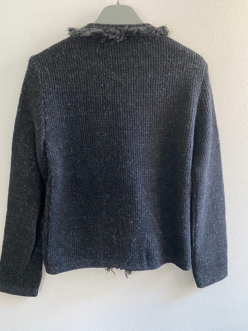 PRADA ノーカラーカーディガン