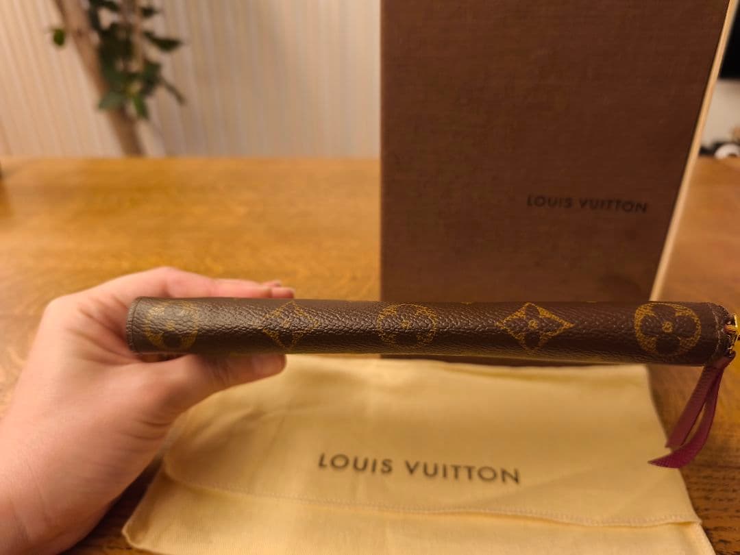 ルイ・ヴィトン モノグラム ポルトフォイユ クレマンス 長財布 保存袋 箱付き