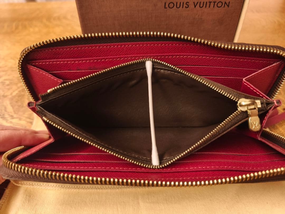 ルイ・ヴィトン モノグラム ポルトフォイユ クレマンス 長財布 保存袋 箱付き