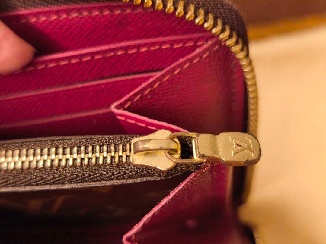 ルイ・ヴィトン モノグラム ポルトフォイユ クレマンス 長財布 保存袋 箱付き