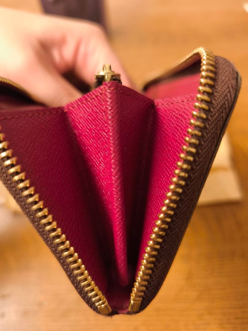 ルイ・ヴィトン モノグラム ポルトフォイユ クレマンス 長財布 保存袋 箱付き