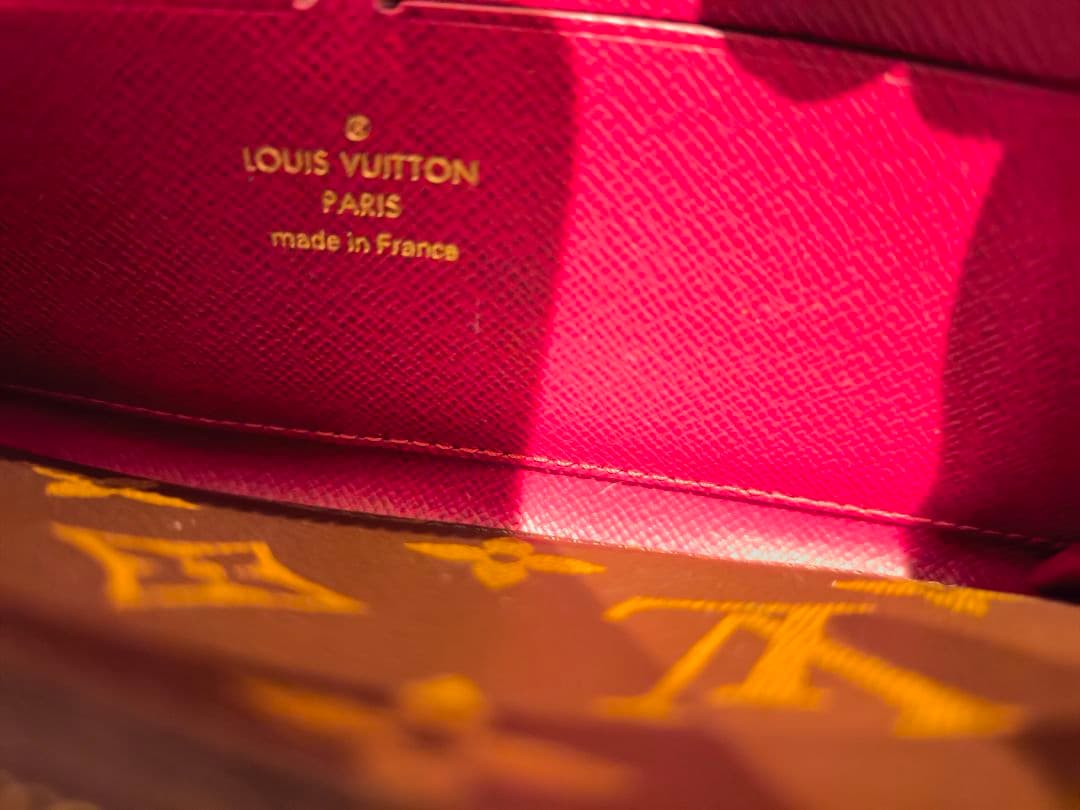 ルイ・ヴィトン モノグラム ポルトフォイユ クレマンス 長財布 保存袋 箱付き