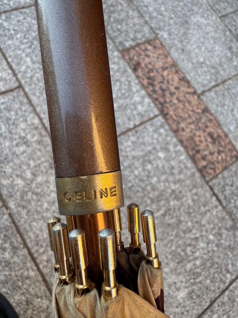 CELINE セリーヌ トリオンフ柄 長傘 91cm
