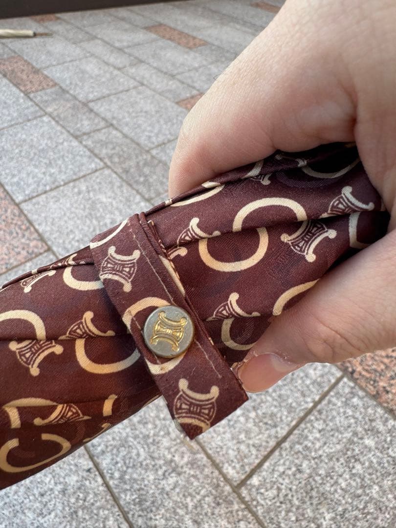 CELINE セリーヌ トリオンフ柄 長傘 91cm