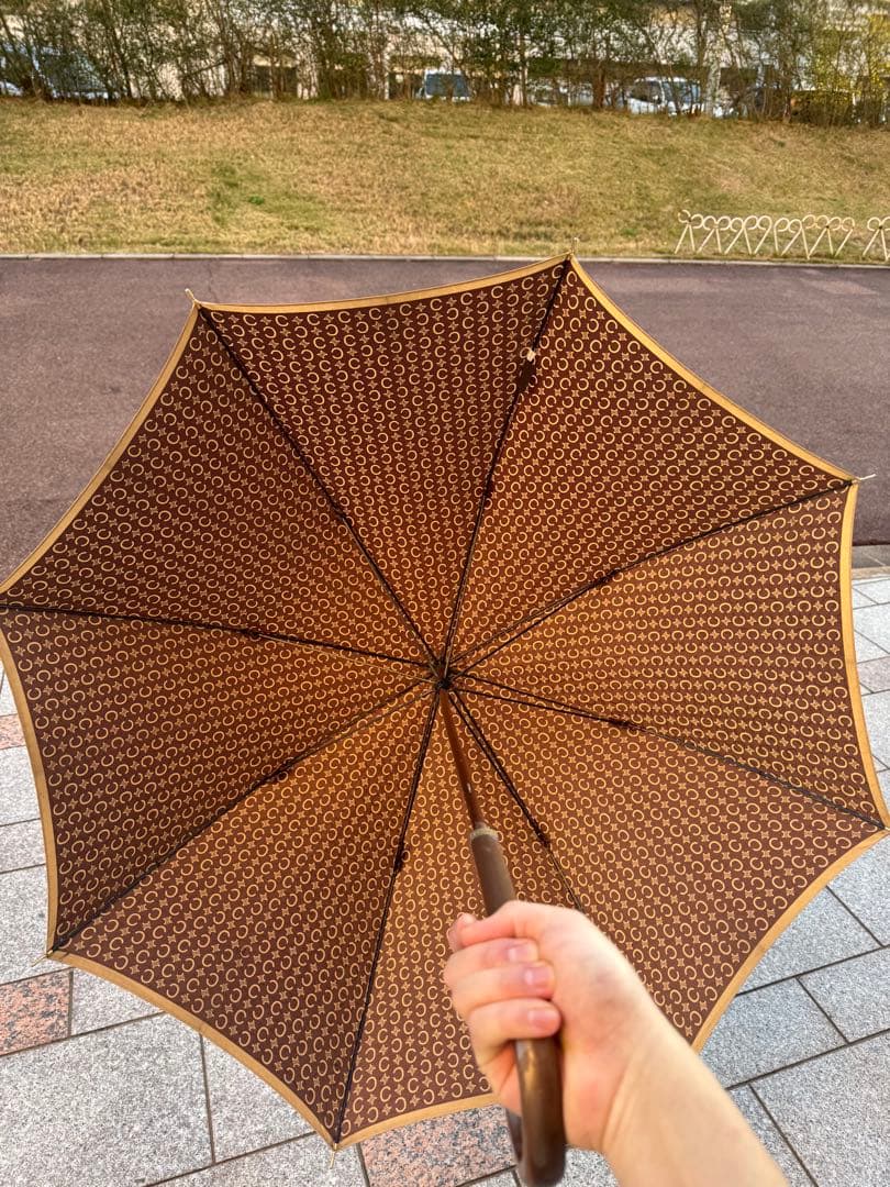 CELINE セリーヌ トリオンフ柄 長傘 91cm