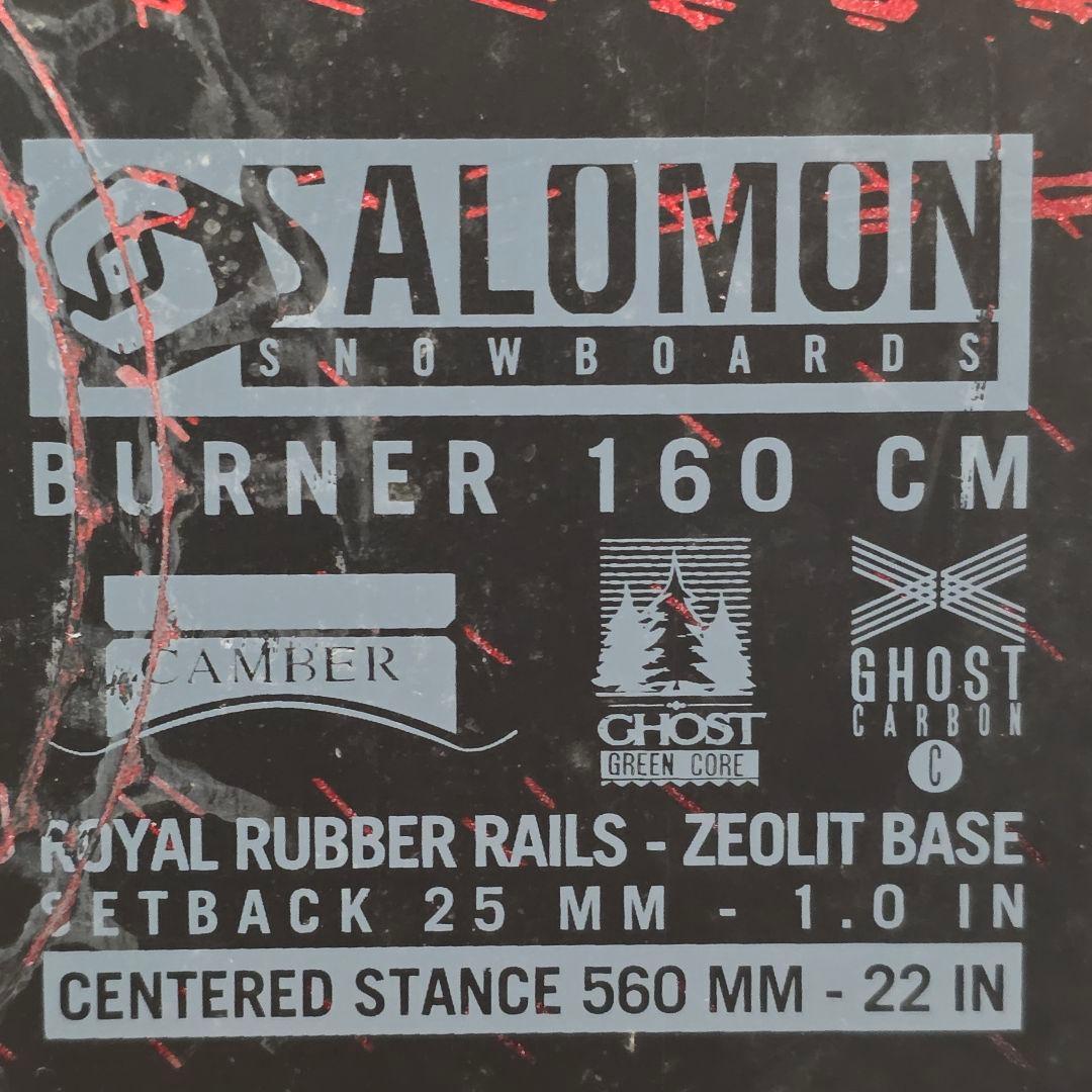 美品 サロモン バーナー 160cm メンズ 高級 ボード ビンディング セット