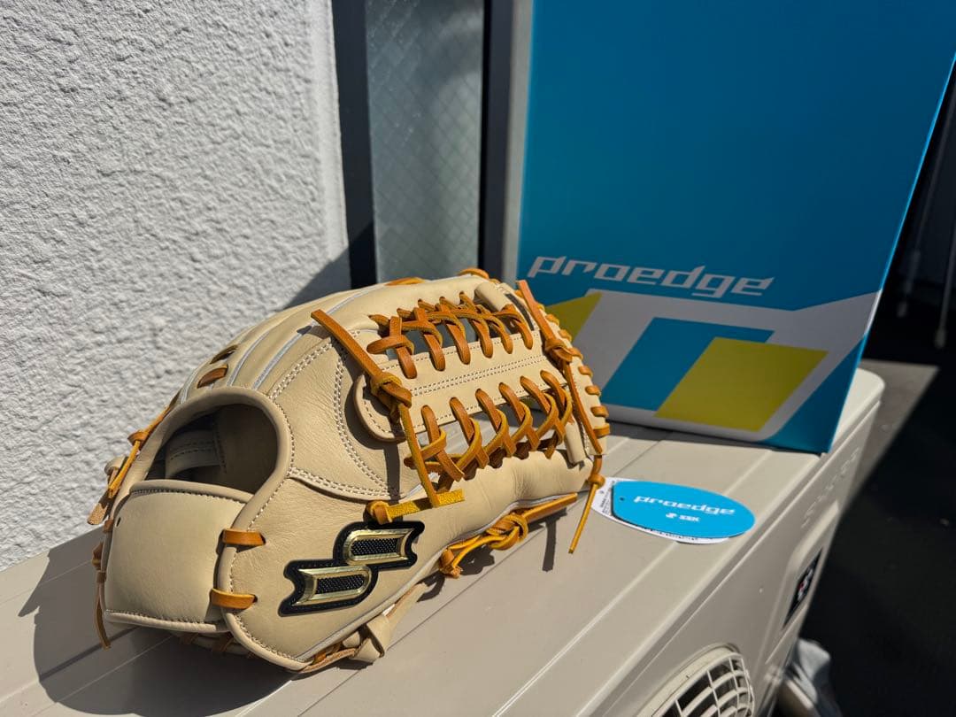 【キャメル】SSK 一般軟式外野手用グラブ