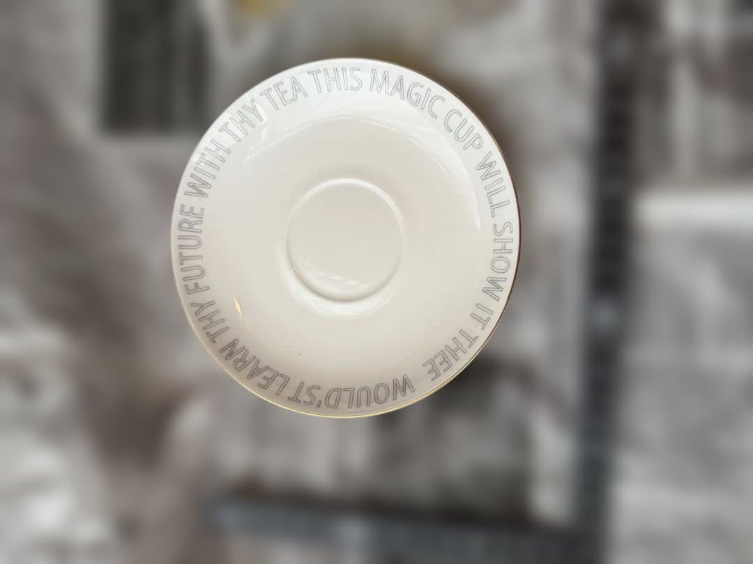 て*ふ様 エインズレイ　フォーチュンカップ　イエロー　紅茶占い占星術デザイン カ