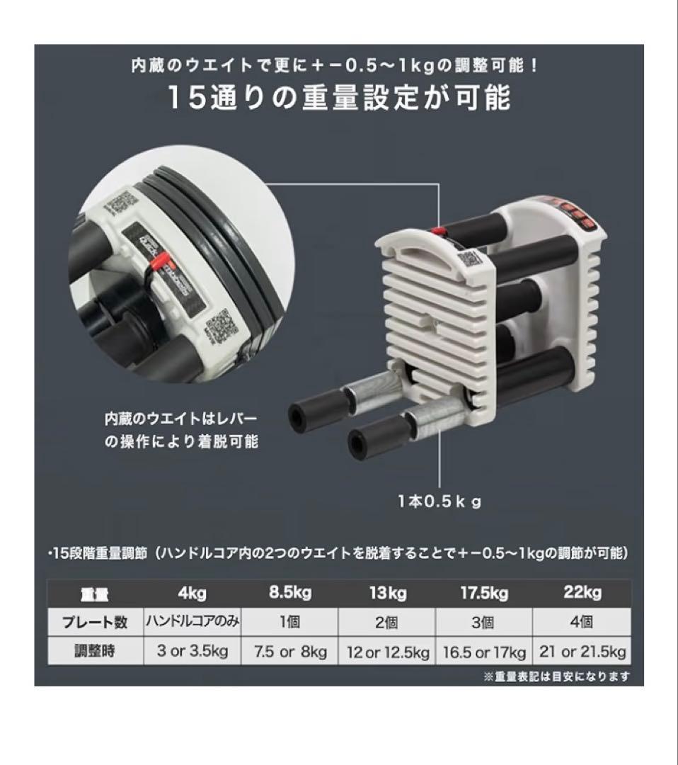 k*9様 ブロックダンベル22kg2個セット お引き取り限定 船橋市