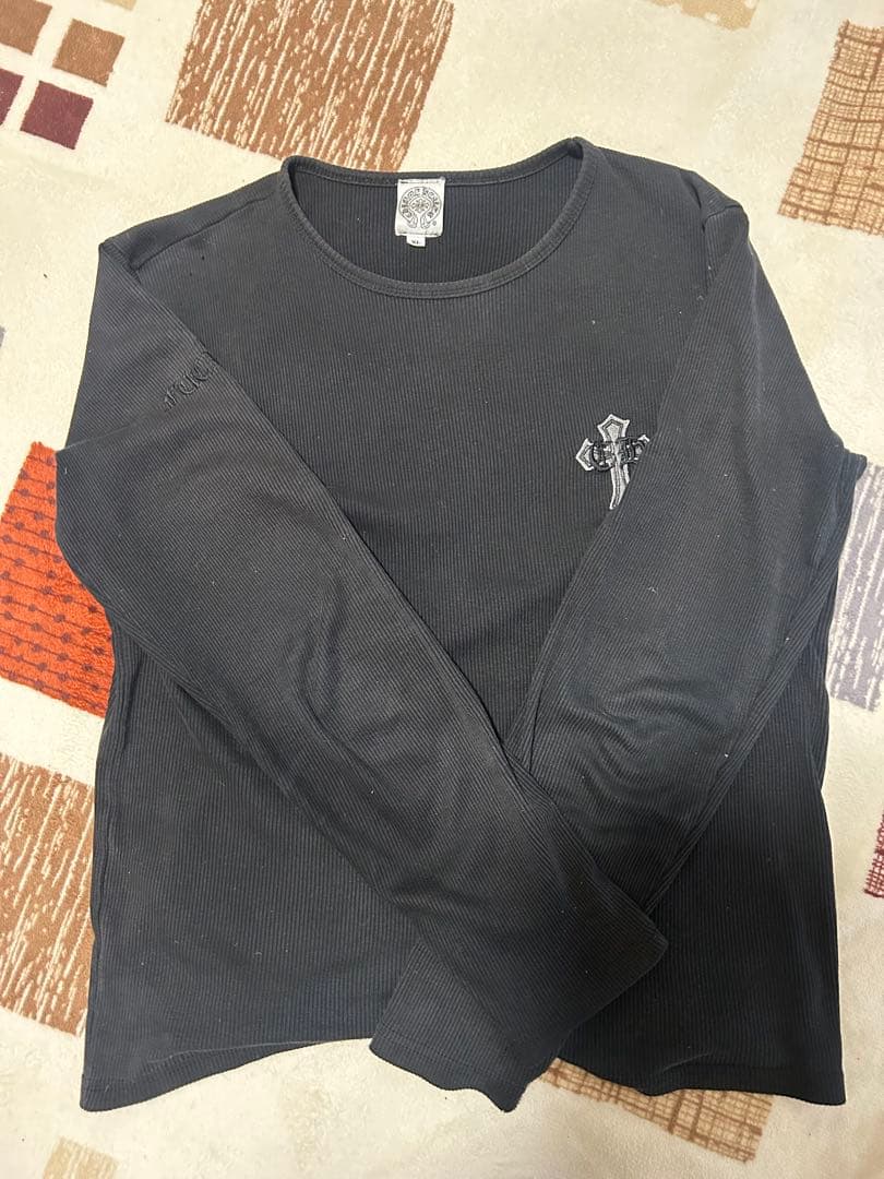 CHROME HEARTS ブラック XL 長袖シャツ