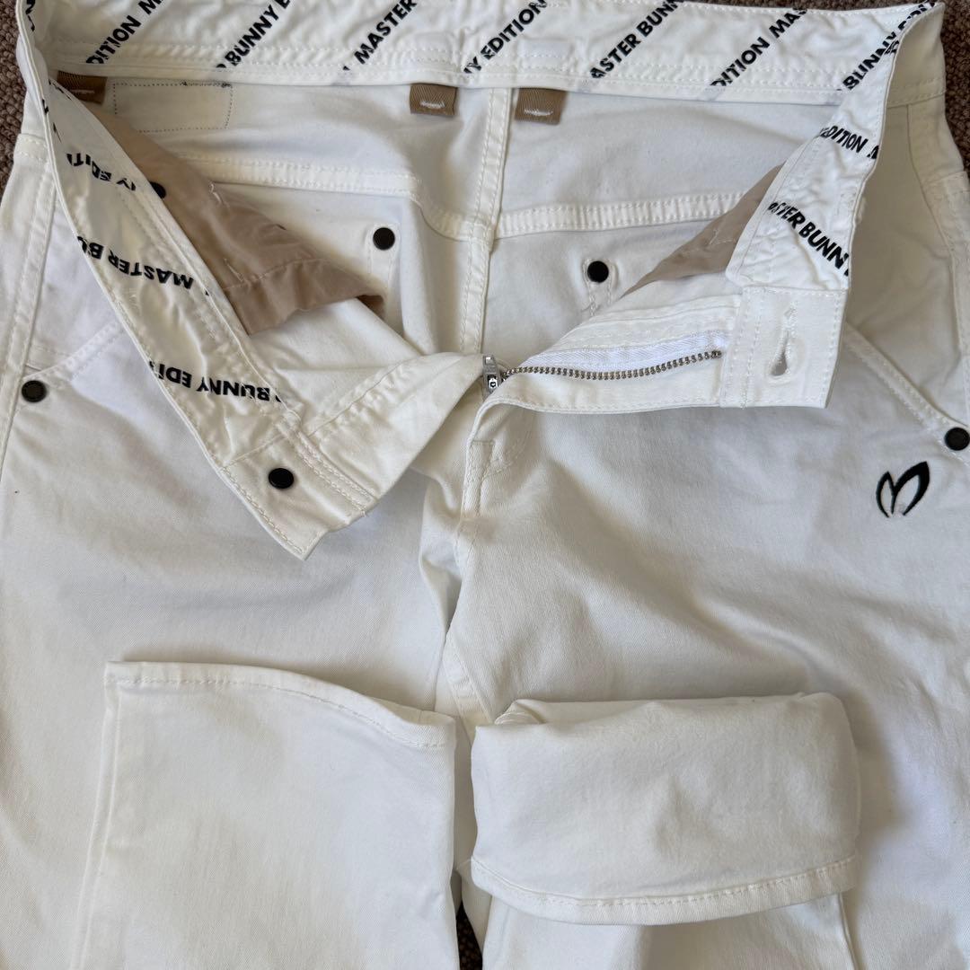 マスターバニー　パンツ　白　S〜M相当　コットン素材　ホワイト　黒　ゴルフ　3