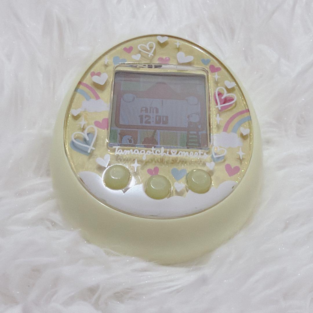 【美品】たまごっちみーつ メルヘンみーつ イエロー ラメ Tamagotchi