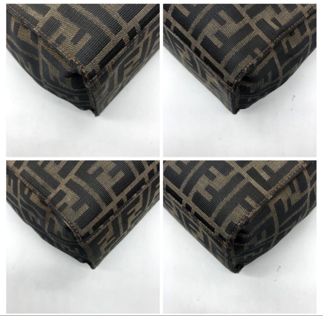 フェンディ　トートバッグ　ズッカ　FF金具