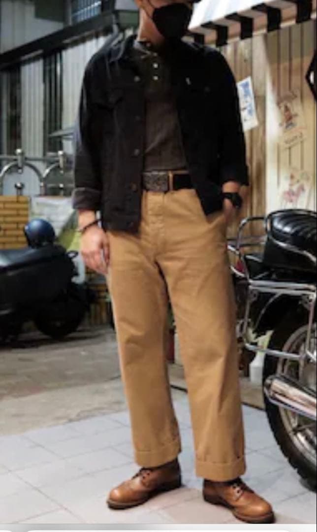 RRL & Co. ワークパンツ ブラウン