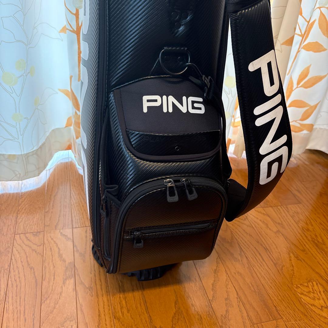 PING キャディバッグ 黒9.5型