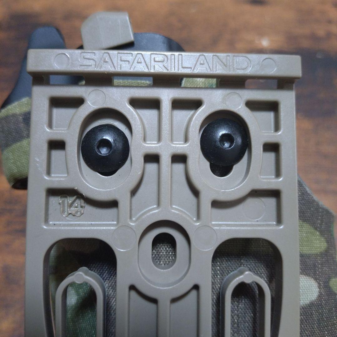 【実物】サファリランド グロック19+ライト用6354DOホルスター（右利き用）