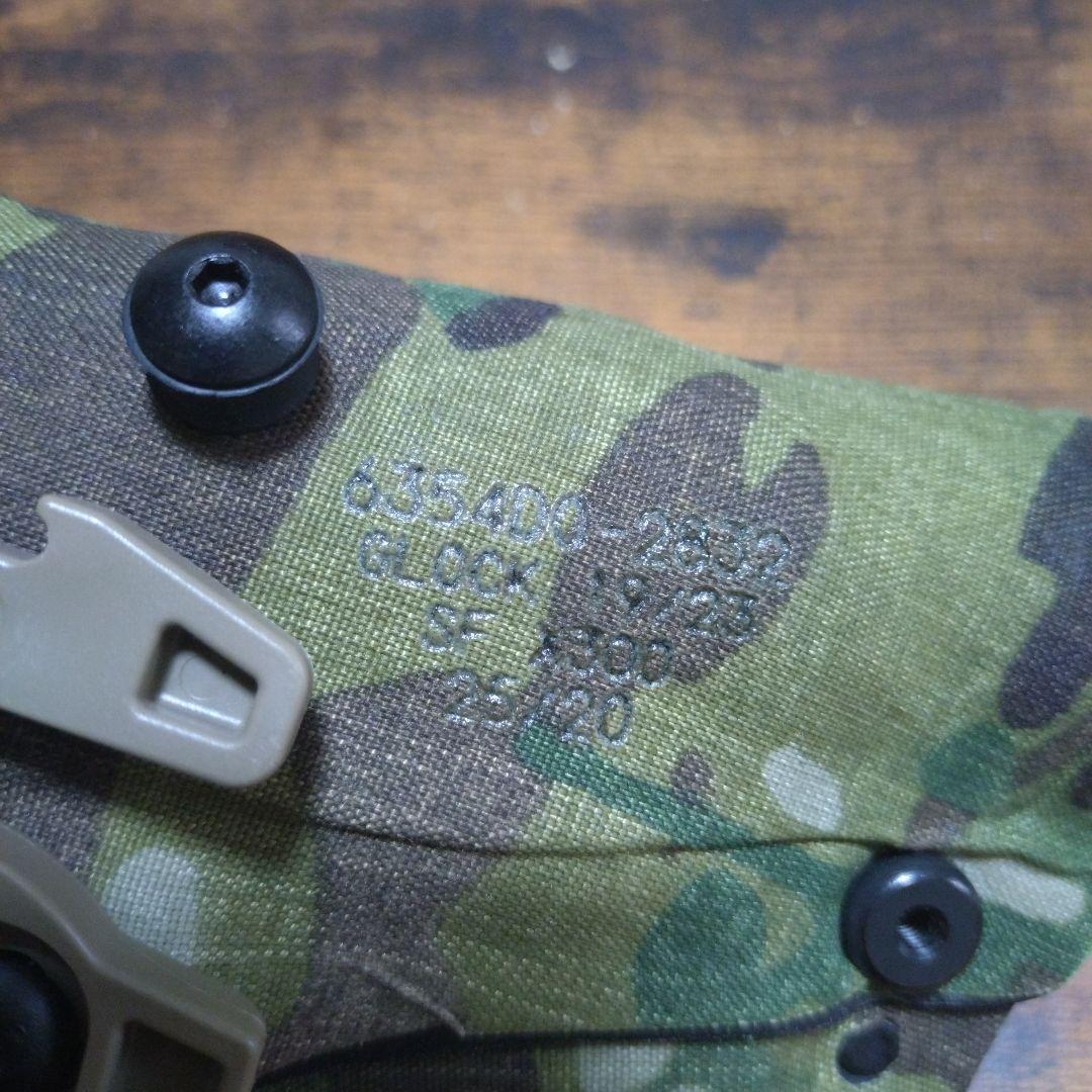 【実物】サファリランド グロック19+ライト用6354DOホルスター（右利き用）