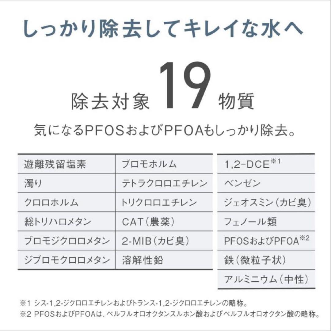 パナソニック 蛇口直結型浄水器 PFOS/PFOA除去対応 液晶表示タイプ
