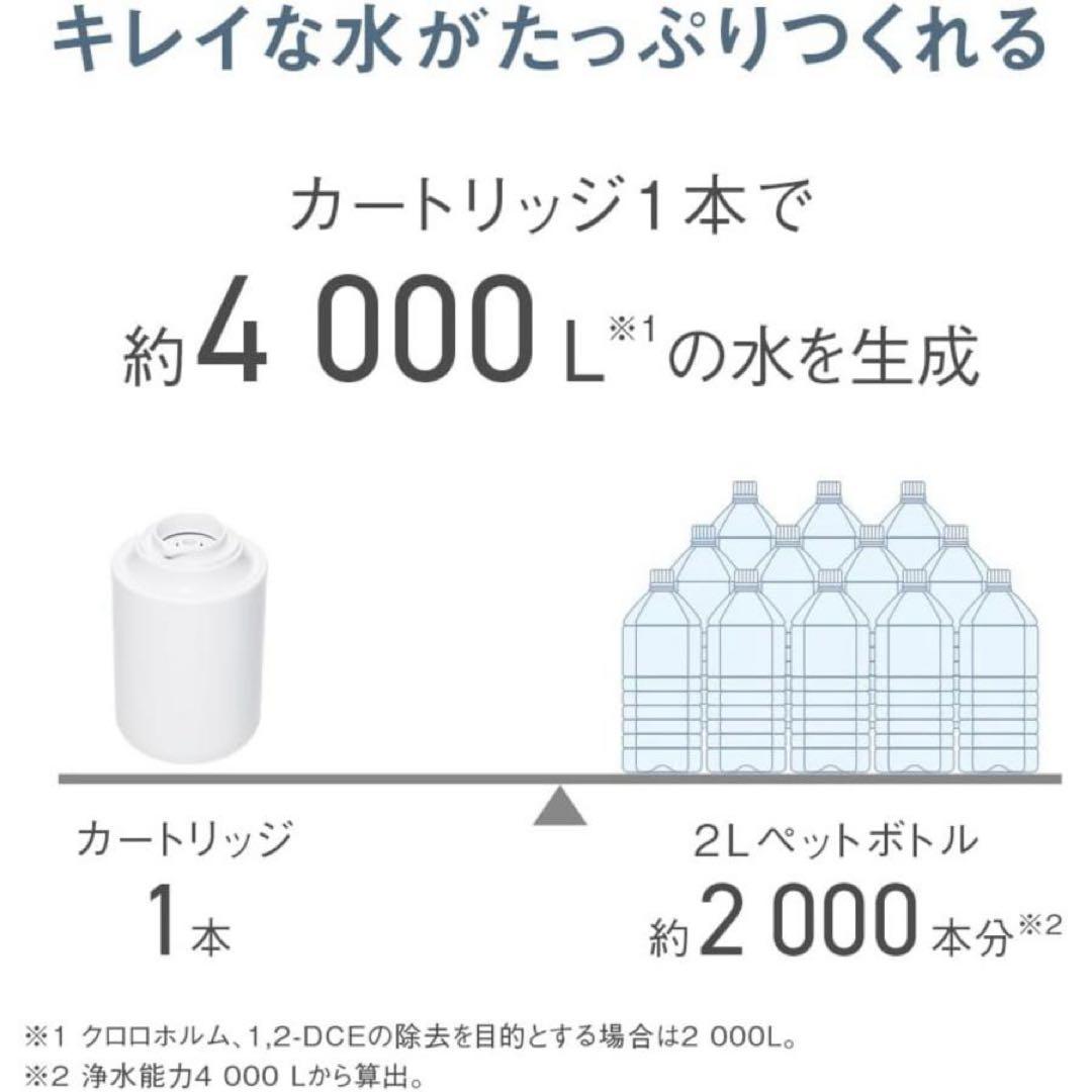 パナソニック 蛇口直結型浄水器 PFOS/PFOA除去対応 液晶表示タイプ