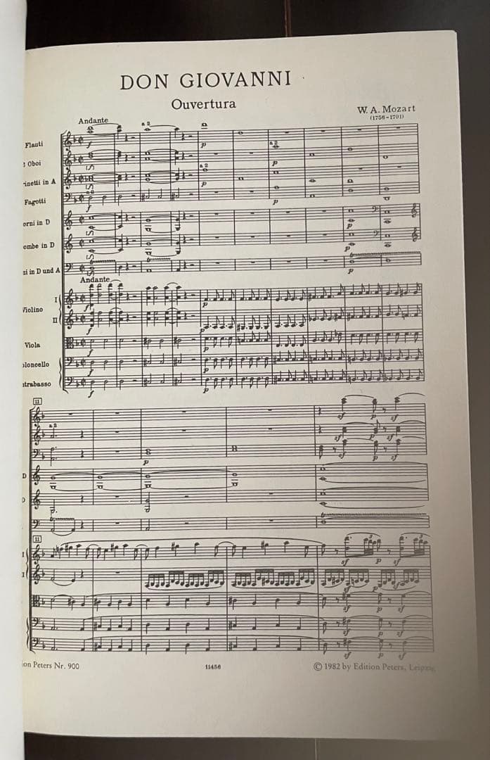 モーツァルト；ドン・ジョヴァンニ〜ポケットスコア