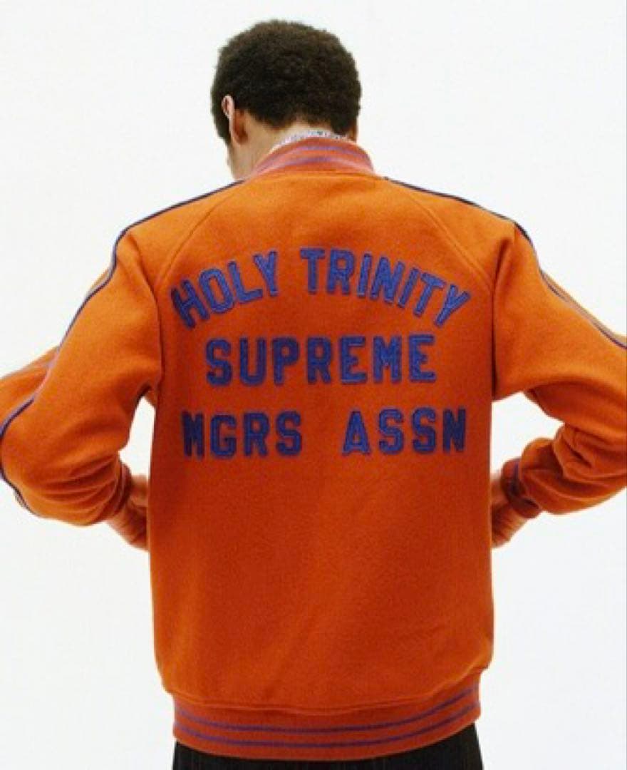 ジャケット・アウター 11AW Supreme Holy Trinity Varsity Jacket