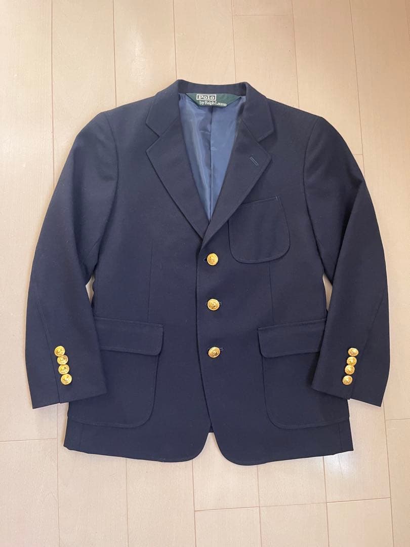 【美品】 RALPH LAUREN フォーマル　4点セット 紺ブレ 130