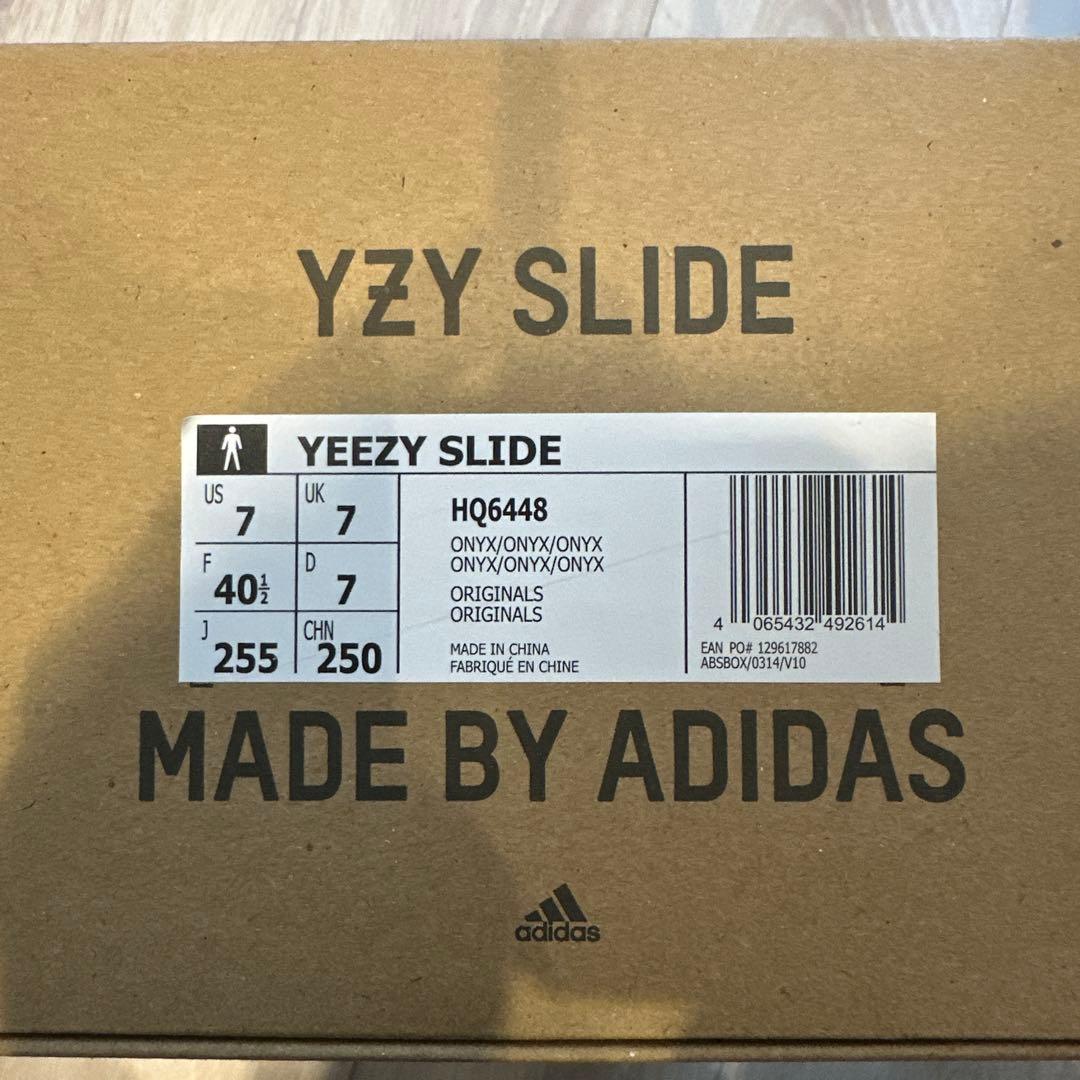 adidas YEEZY SLIDE ONXY ブラック25.5cm