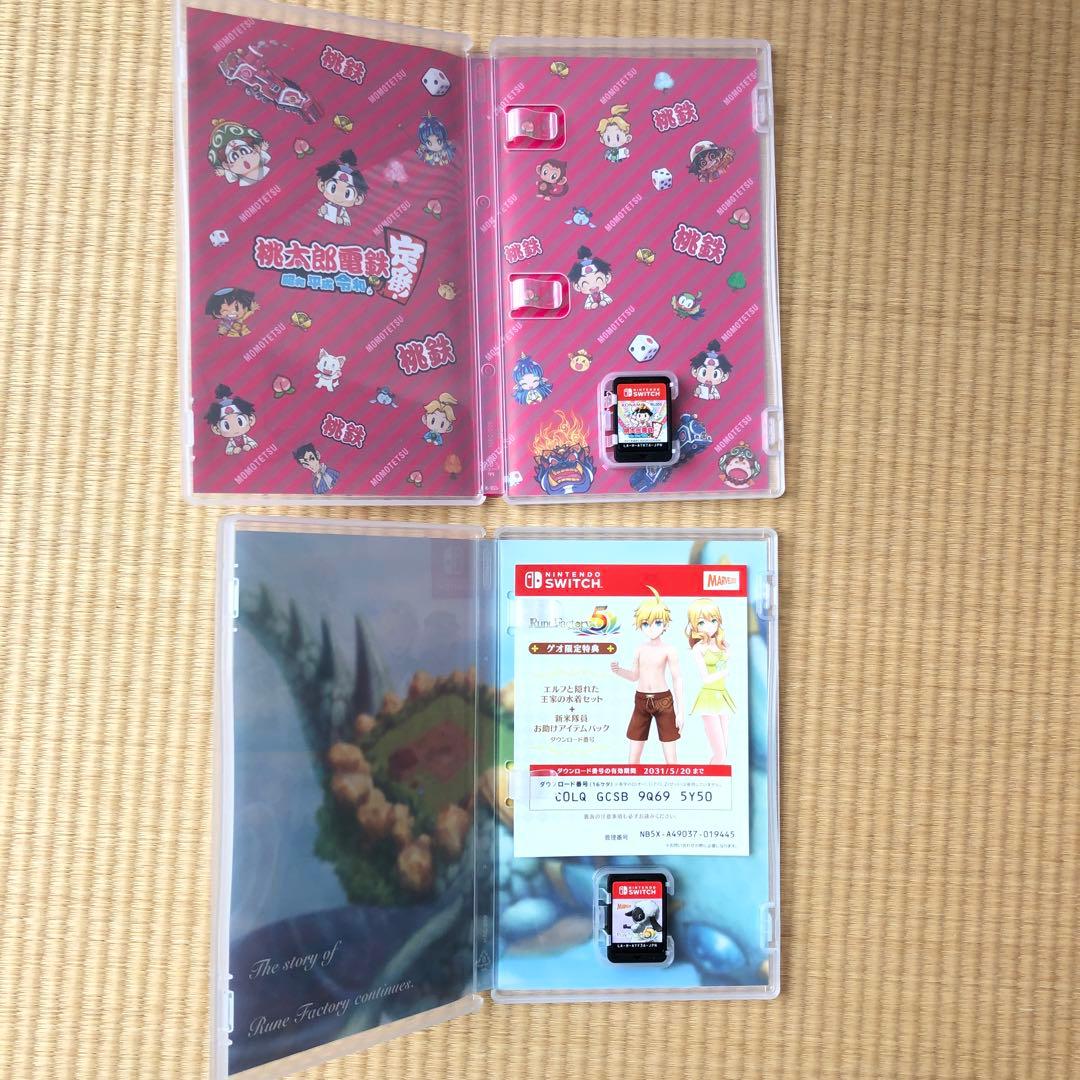 NintendoSwitch本体　リングフィット　桃鉄　ルーンファクトリー5