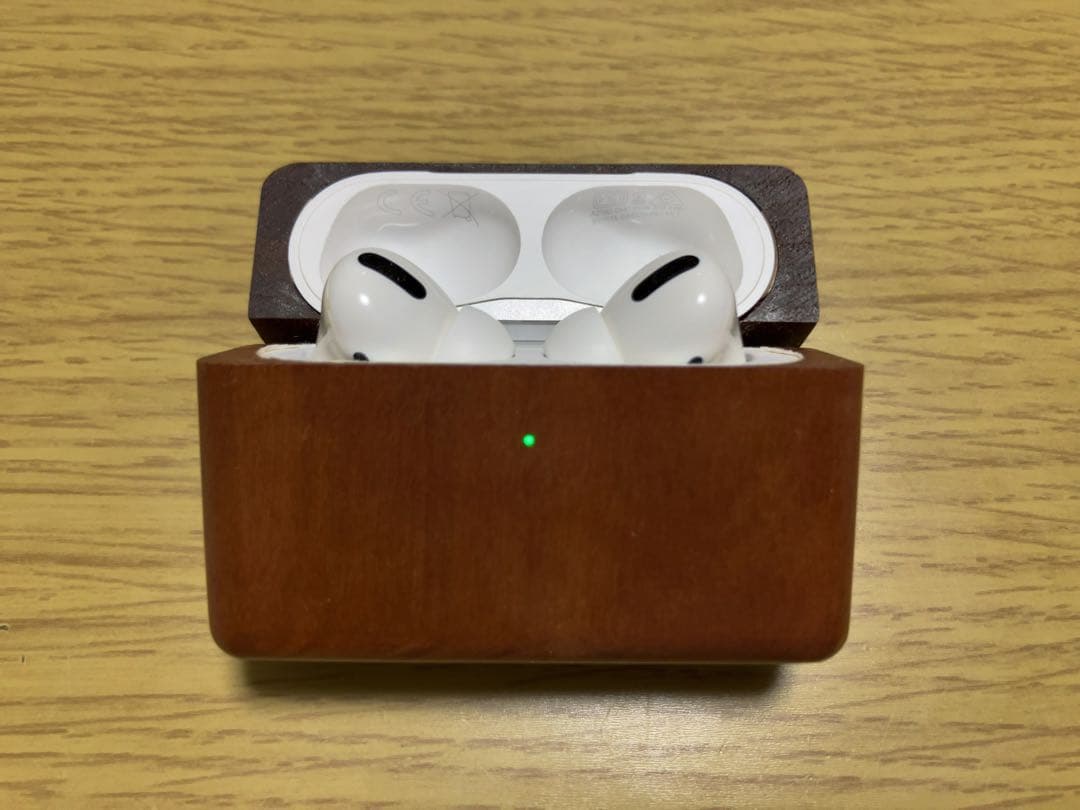 元STU48今村美月 直筆メッセージ入り AirPods Pro 木製ケース