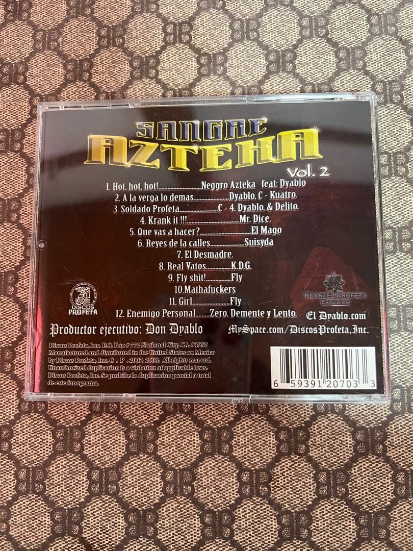 Sangre Azteka Vol. 2 チカーノ　Chicano g rap