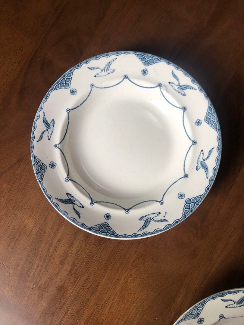 グスタフスベリ オーレンスド　カモメディーププレート23cm