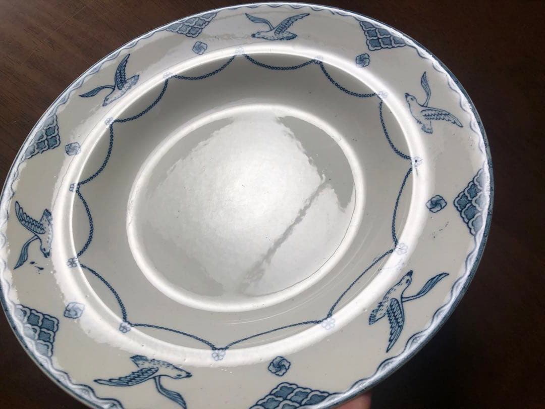 グスタフスベリ オーレンスド　カモメディーププレート23cm