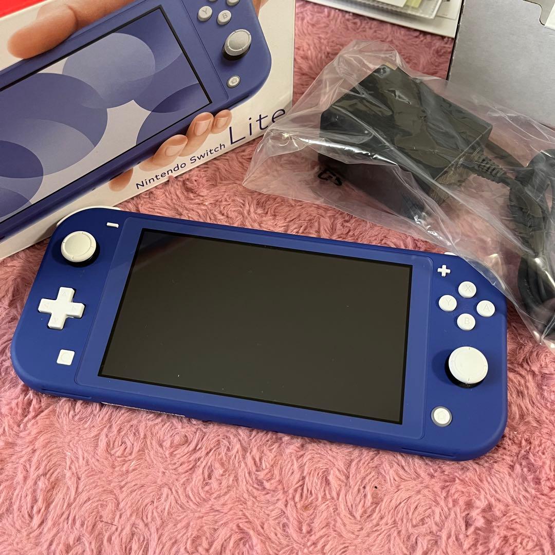 Switch lite ゲーム機 本体 ブルー
