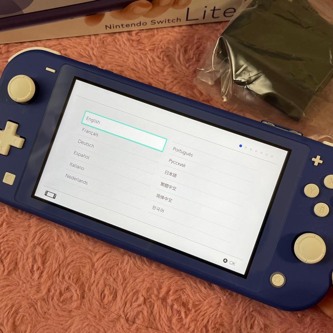 Switch lite ゲーム機 本体 ブルー