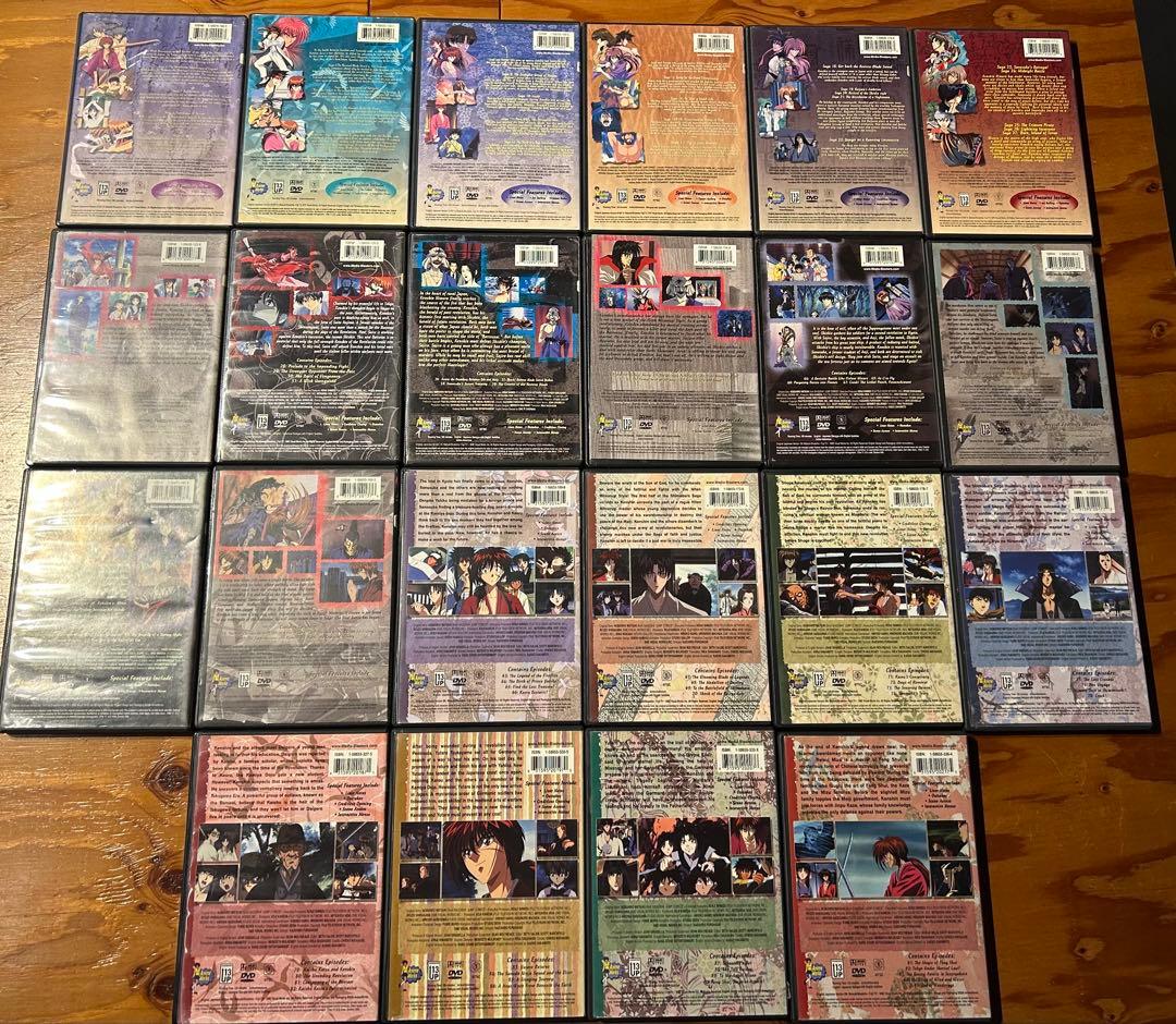 【値下げ中！】るろうに剣心 北米版DVD 15巻まとめ売り