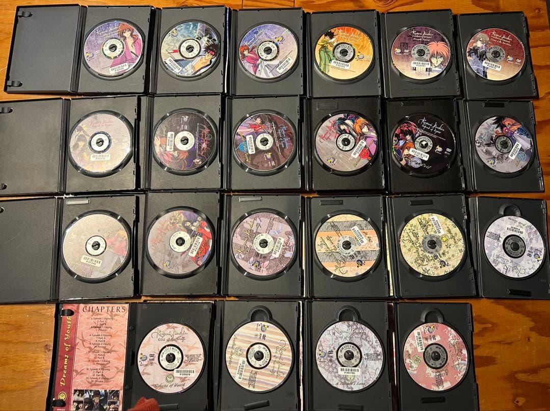 【値下げ中！】るろうに剣心 北米版DVD 15巻まとめ売り