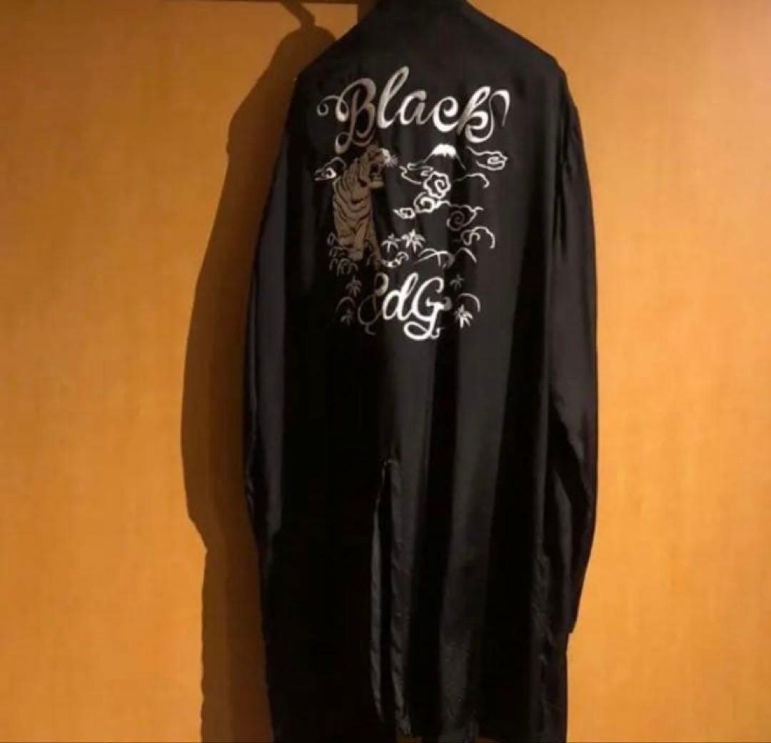 BLACKコムデギャルソン　刺繍ジャケット
