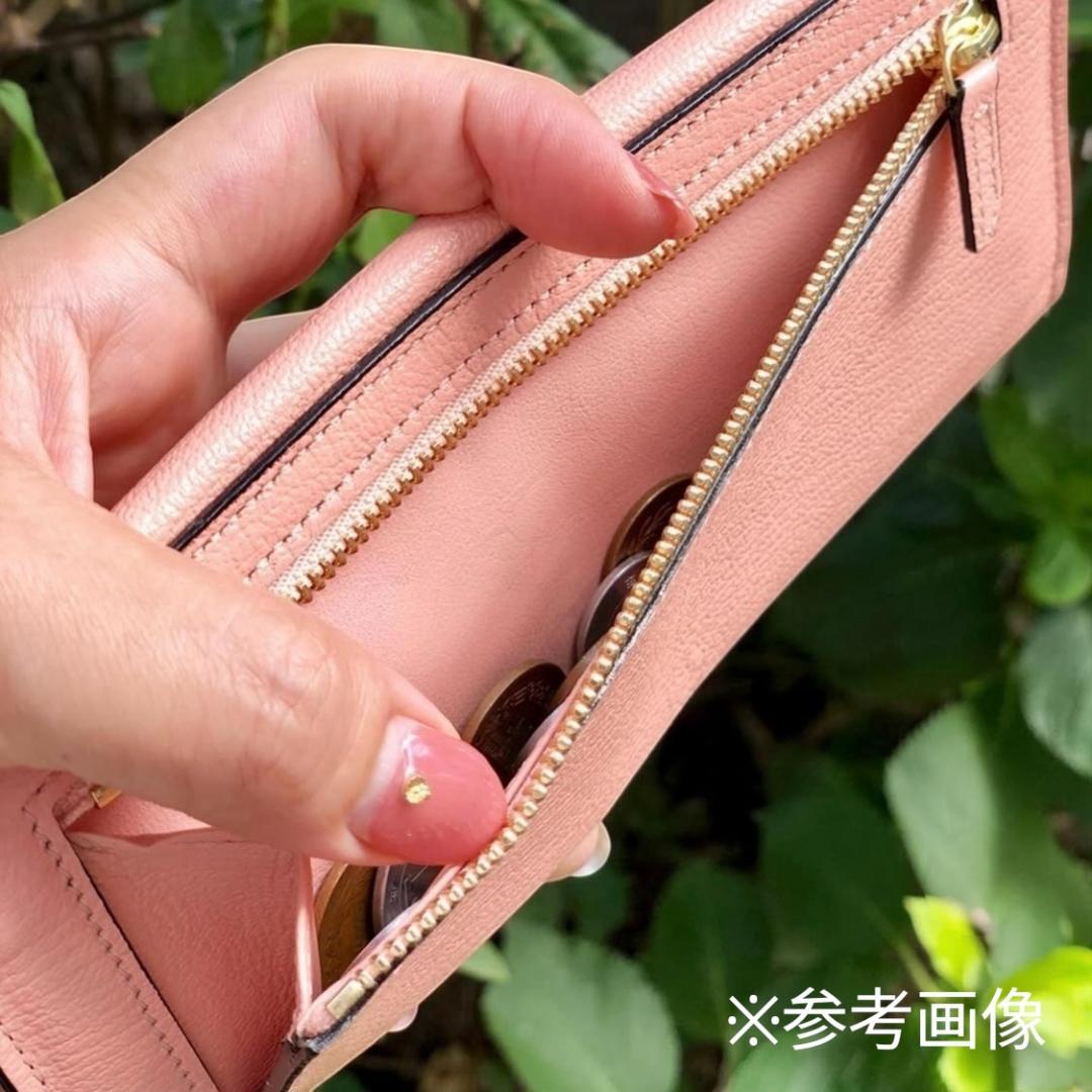 【新品 定価3.7万円】ラルコバレーノ 長財布 薄マチ レザー ピンク　2453