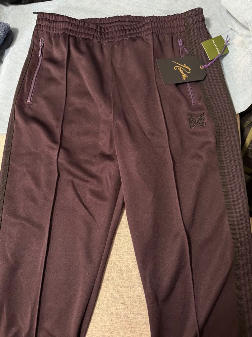 Needles トラックパンツ　L ダークパープル　24aw