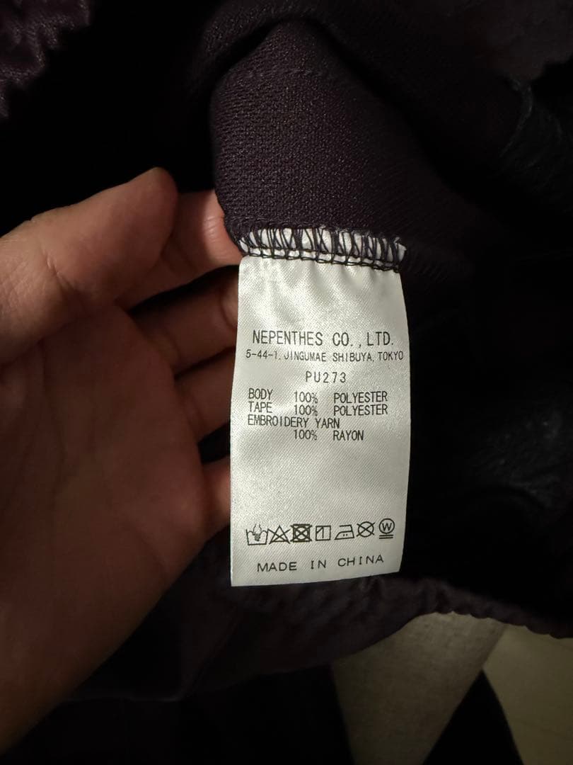 Needles トラックパンツ　L ダークパープル　24aw