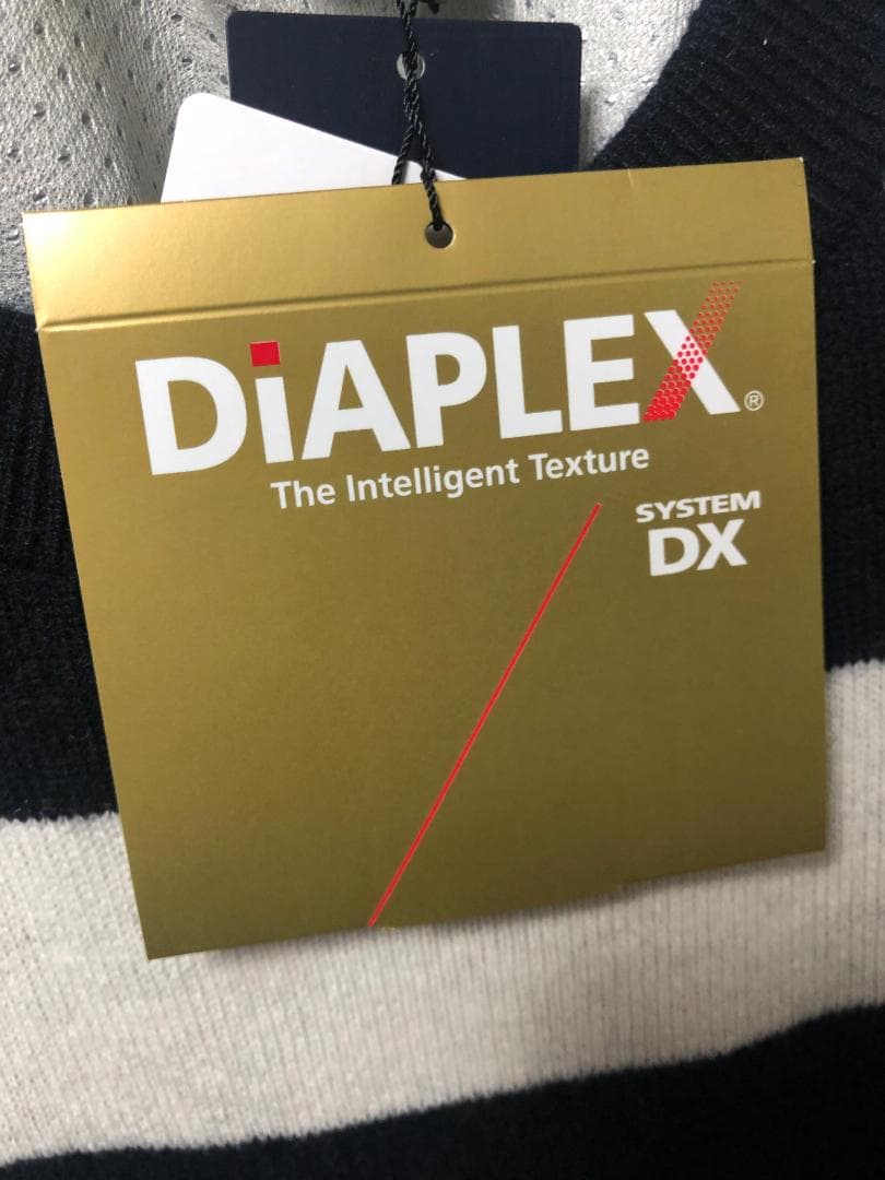 未使用 タグ付き 防風カシミヤクルーネックニットプルオーバー 4 M ネイビー