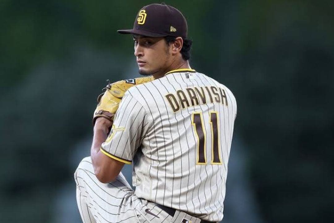 【正規品】ダルビッシュ MLB 公式リミテッドプレイヤージャージ M