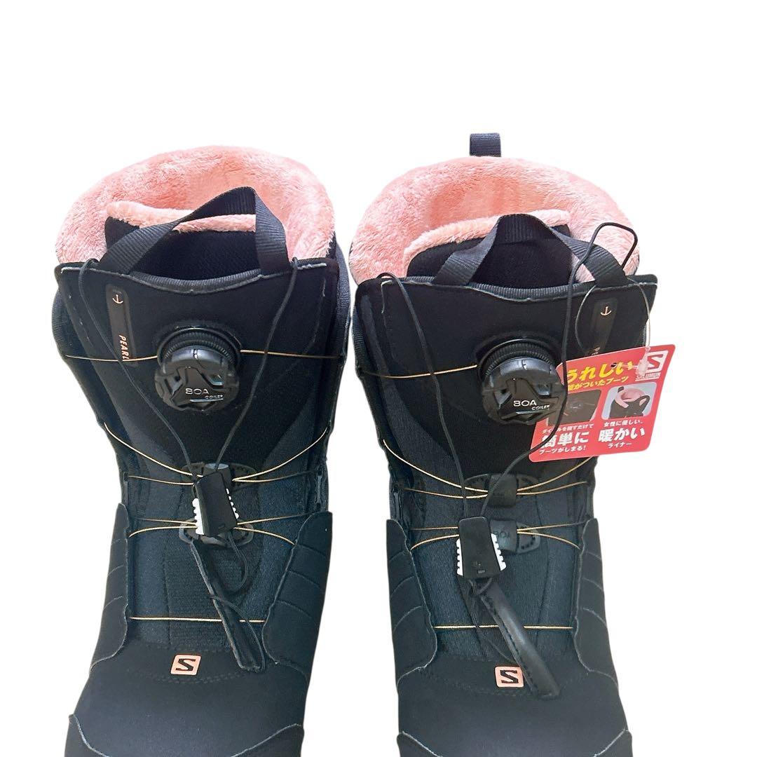 【未使用タグ】サロモン スノーボードブーツ PEARL BOA J 24.5cm
