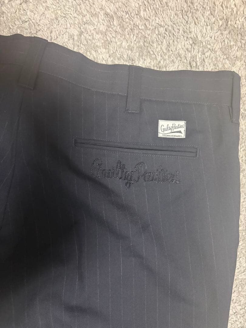 ワコマリア スラックス ストライプ